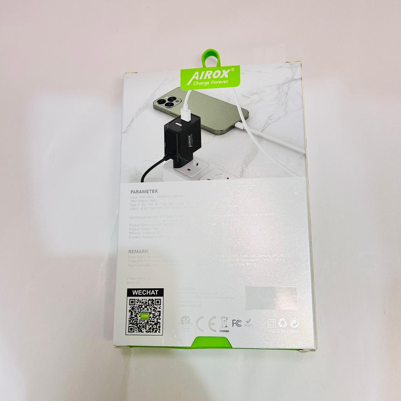 Airox CH-17 Dual Port Fast Charger