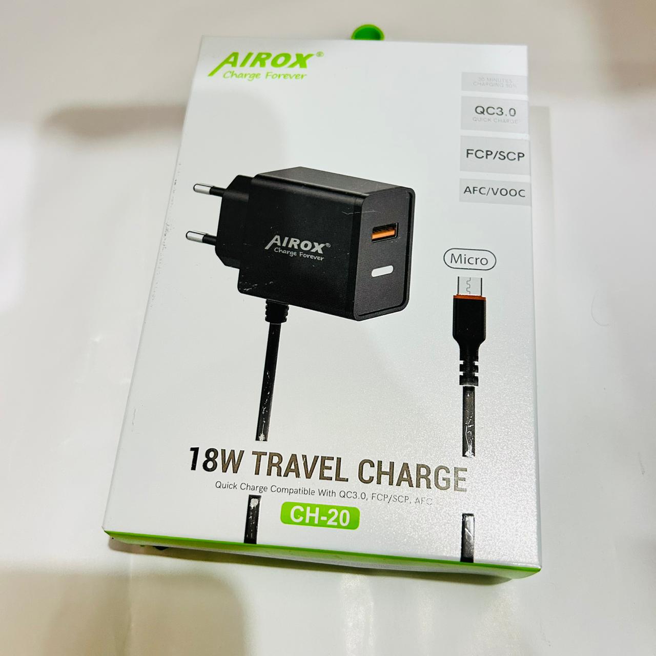 Airox CH-20 18W QC 3.0 Travel Charger