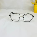 Oversized Square Glasses - Classic Black