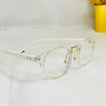 Rimless Rectangle Glasses - Polished Gold