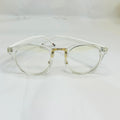Retro Aviator Glasses - Sleek Silver